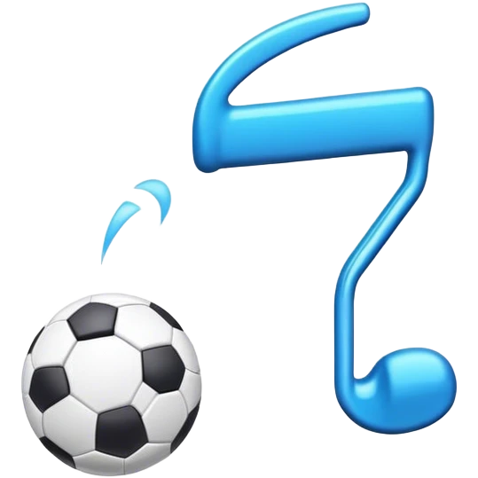 Ai can you choose  emojis for me if a like song . soccer is energetic funny and more  emoji