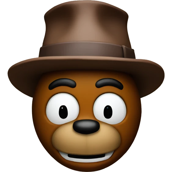 Freddy fazbear with oil emoji