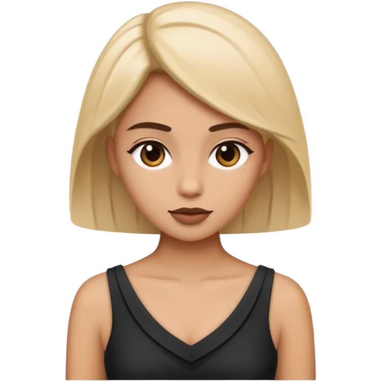 mono con vestido emoji