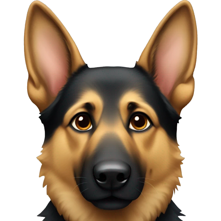 German shepherd  emoji