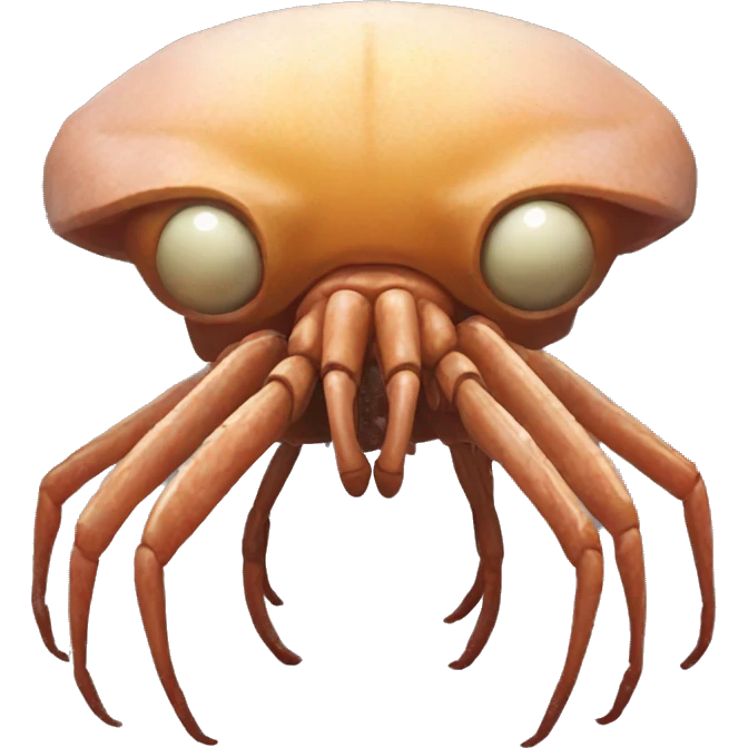 headcrab from half-life with four legs eyesless emoji