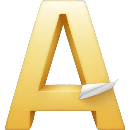 Letter A emoji