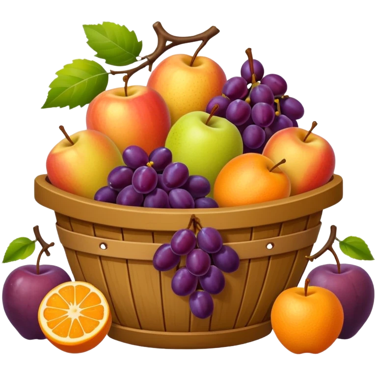 corbeille fruits emoji