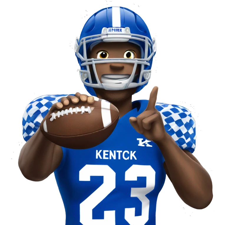 university of Kentucky football player emoji