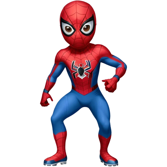 Spider-Man wearing the Colorado Avalanche jersey emoji