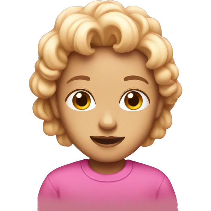 Pink emoji
