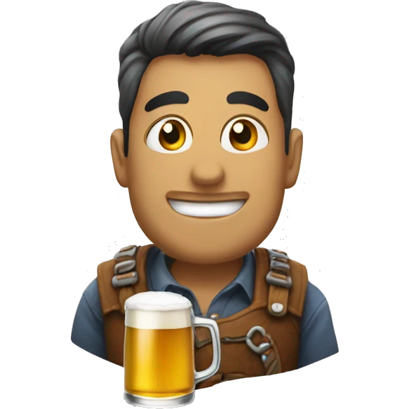 Guizmo avec une bière  emoji