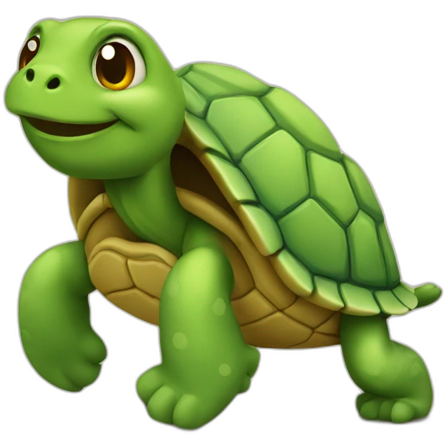 Chat sur tortue  emoji