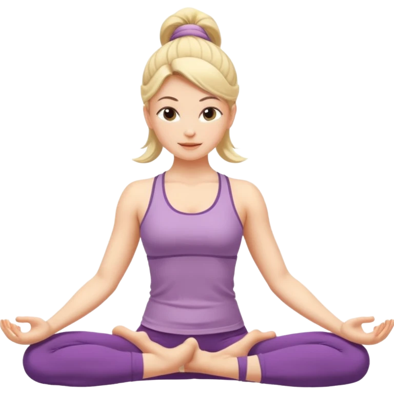 yoga girl emoji