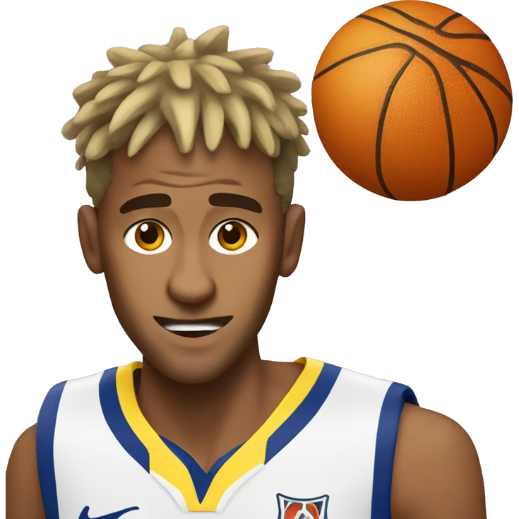 neymar with basketball emoji