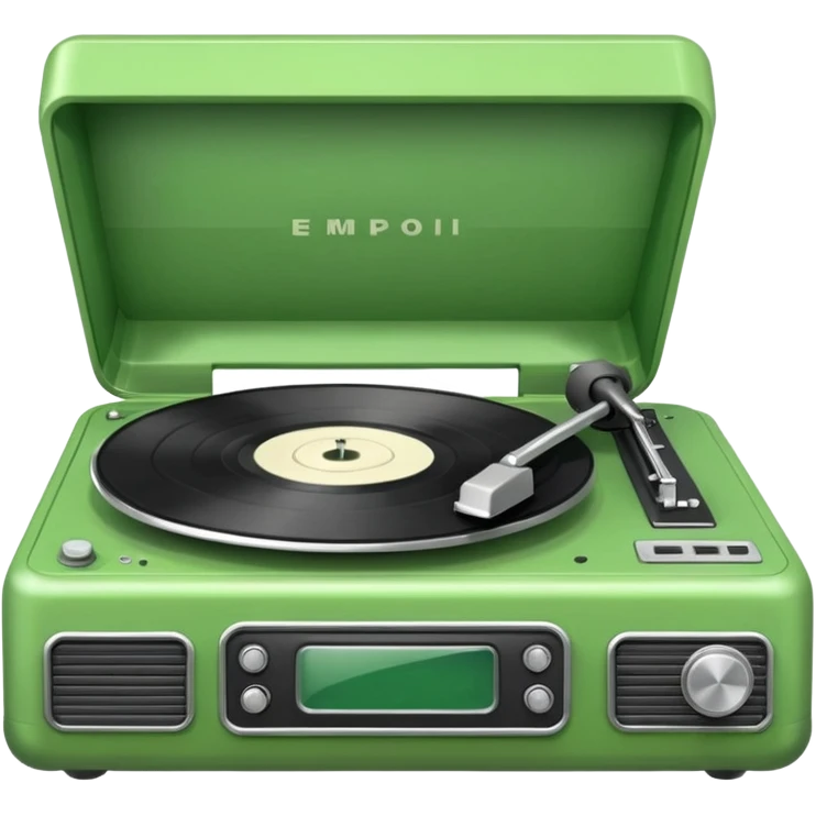 green record player emoji