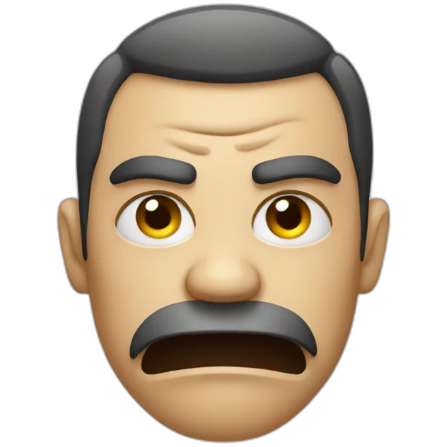 Angry sad emoji