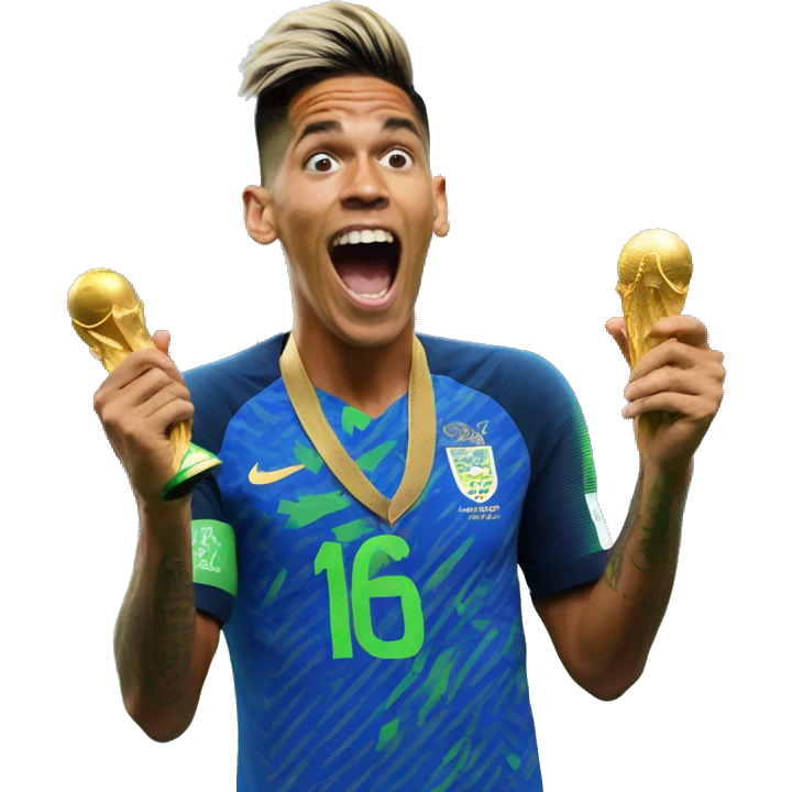 firmino winning the world cup emoji