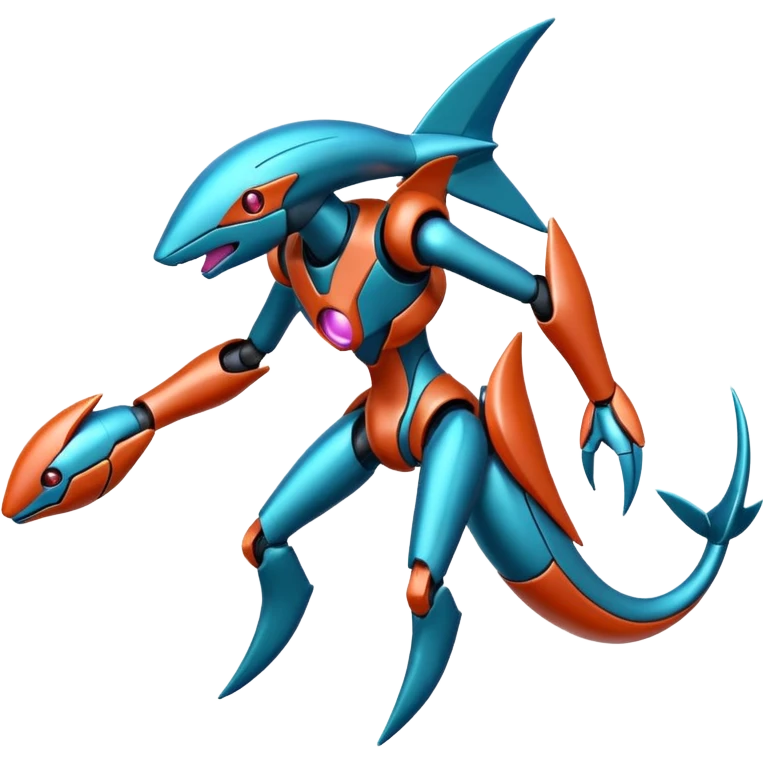 Genesect-Deoxys-Koraidon-Miraidon-Sharpedo-fusion emoji