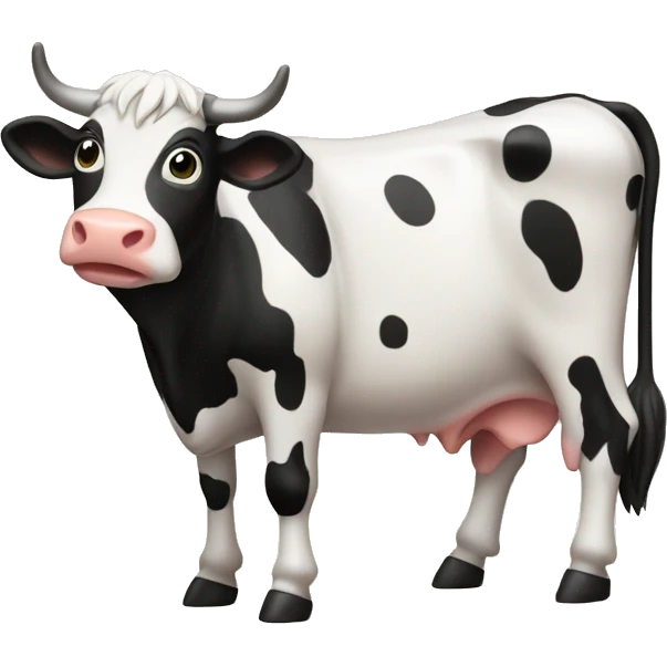 Vache avec sur la planete  emoji