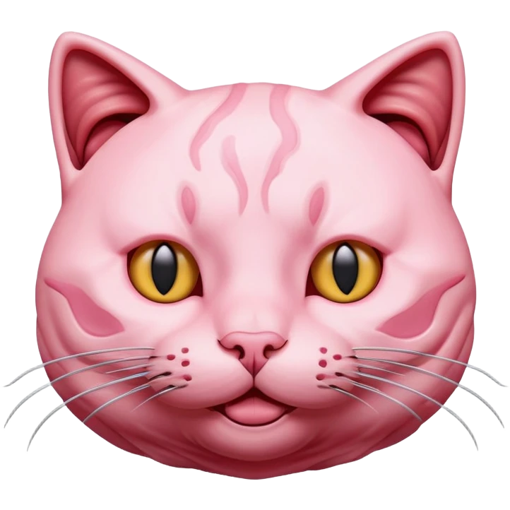 cat made of meat emoji