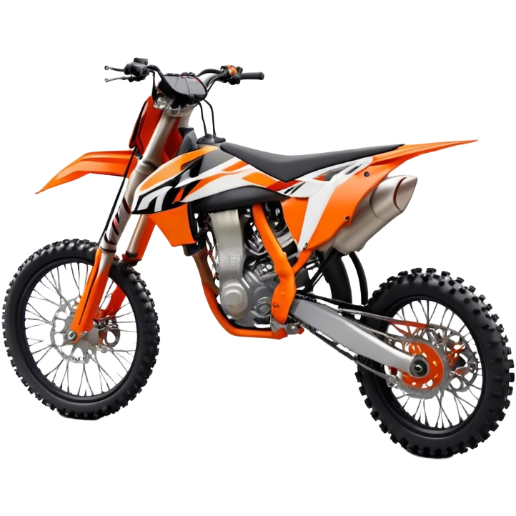 KTM Dirtbike - KTM 250 SX (Model Year: 2021) (Iconic colour: Orange) emoji