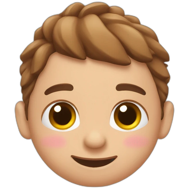 Cara de cochino con corazon marron emoji