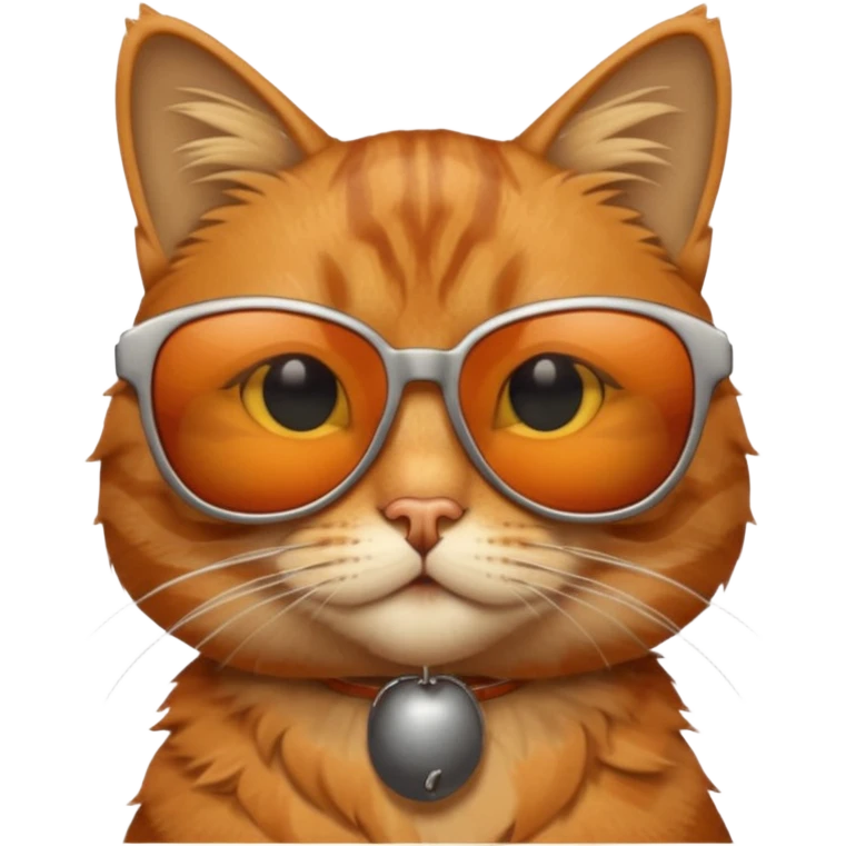 Cat wearing sunglasses emoji
