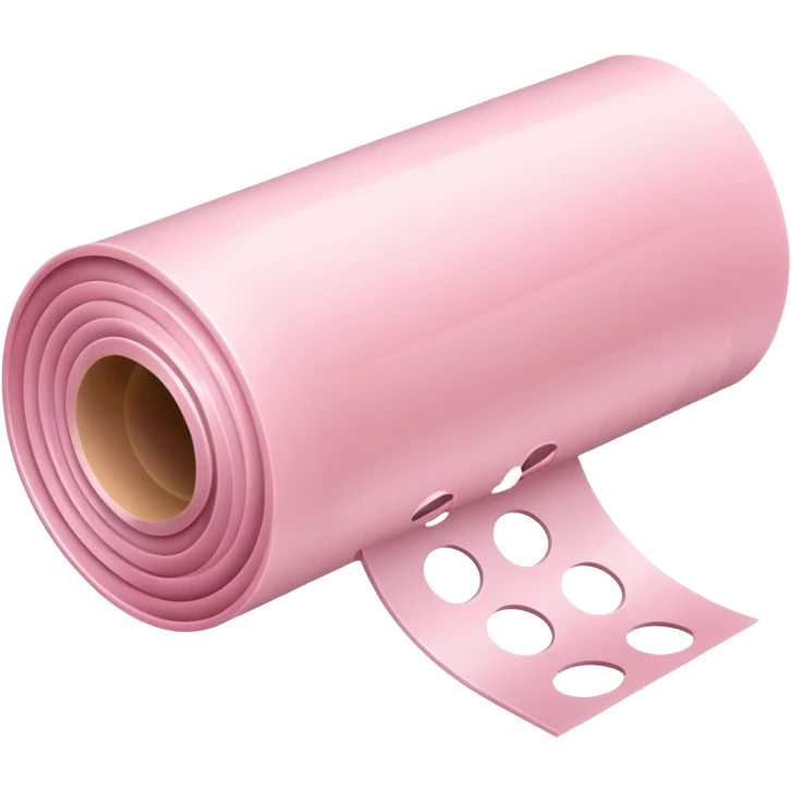 Light pink movie film roll emoji
