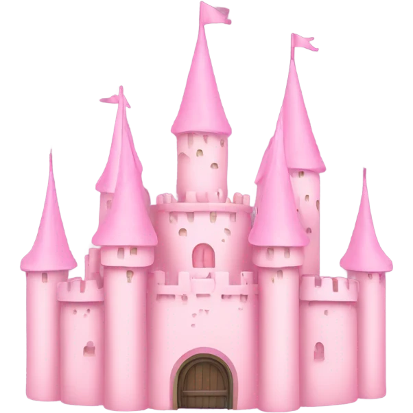 Light pink Castle  emoji