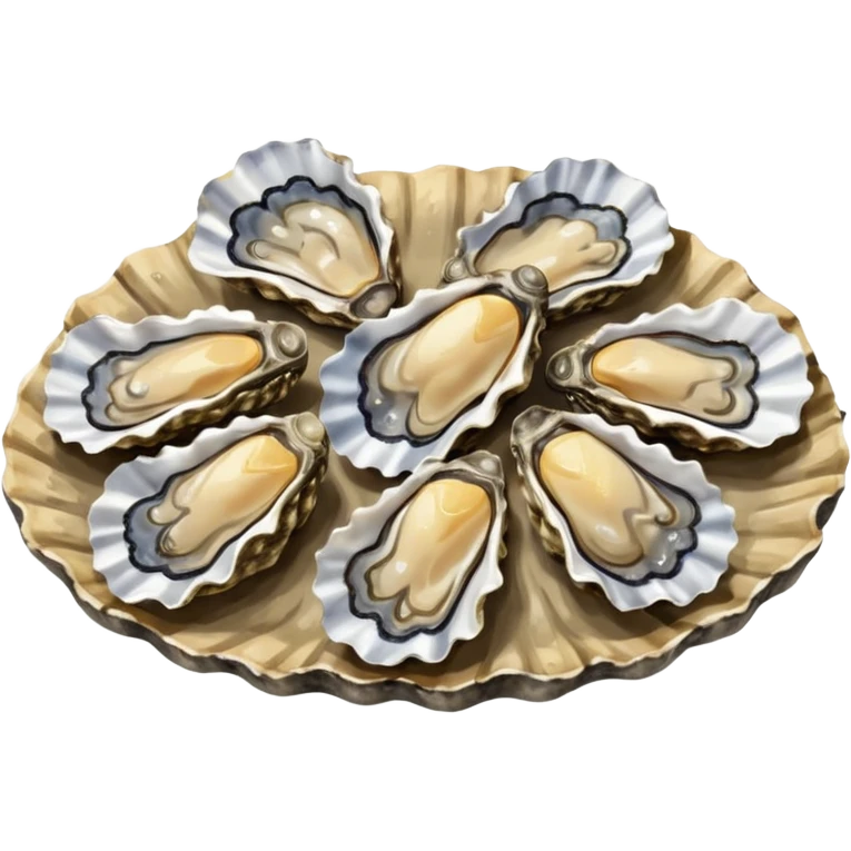 marine oysters emoji