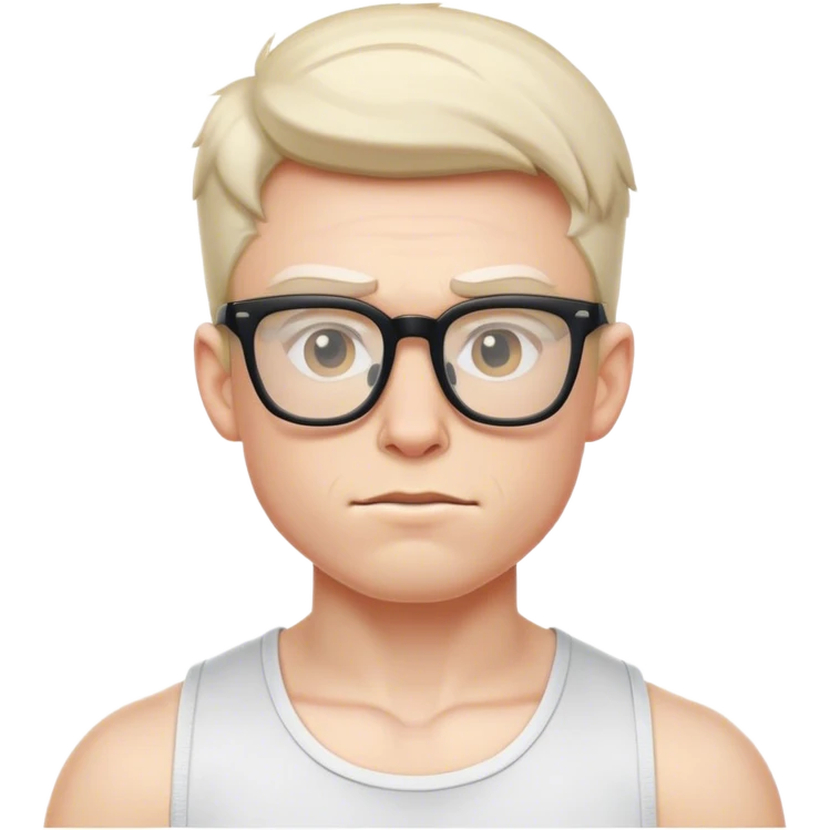 muscular nerd boy emoji