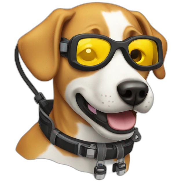 scuba dog emoji