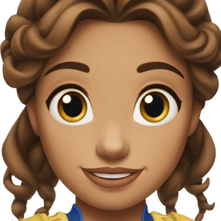 beauty and the beast belle emoji