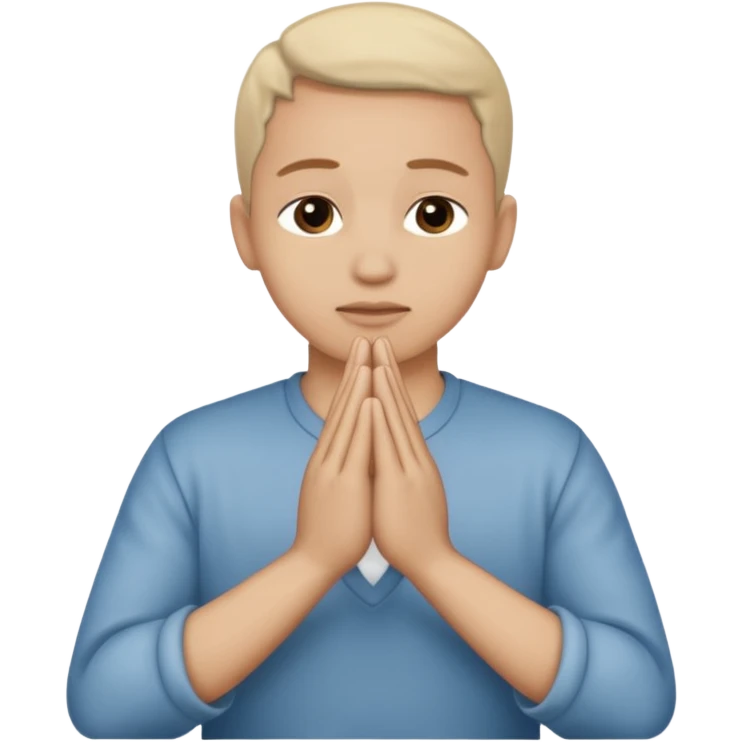  hands clasped prayer emoji
