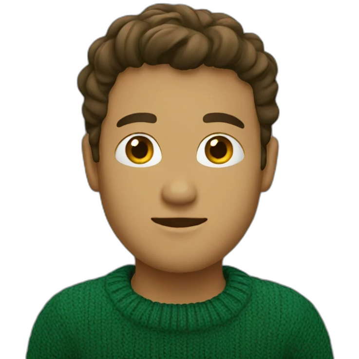 Dark green sweater emoji