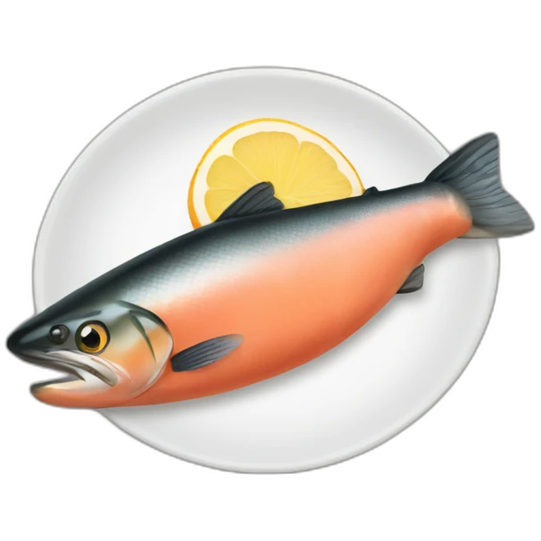 Smoked salmon emoji