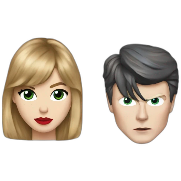 taylor swift and david bowie emoji