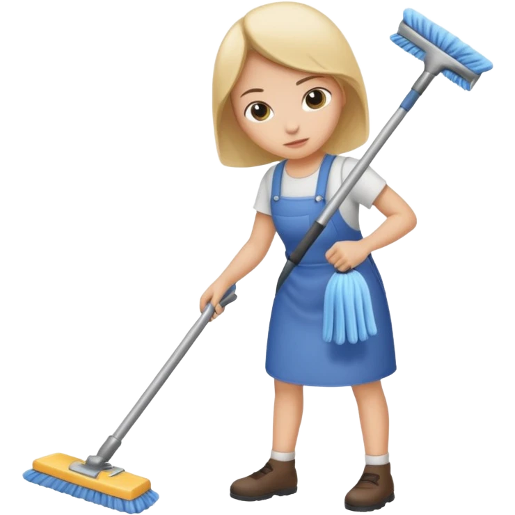 Cleaning house  emoji
