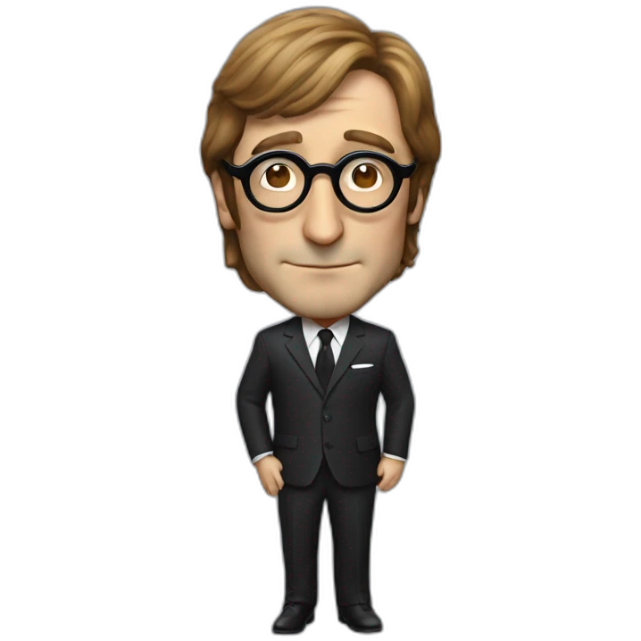 john lennon in the suit emoji