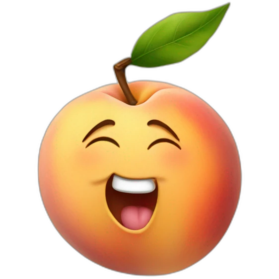 peach dancing emoji