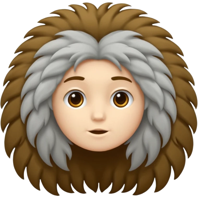 Сделай смайлик мальчика с fluffy hair и oversize одеждой  emoji