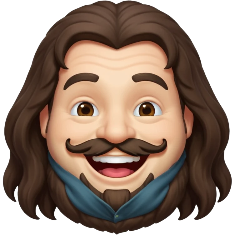 Hagrid laughing emoji