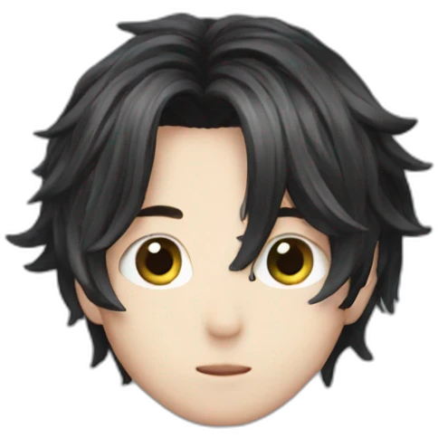 jungkook long hair emoji