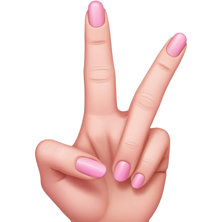 Pink middle finger  emoji