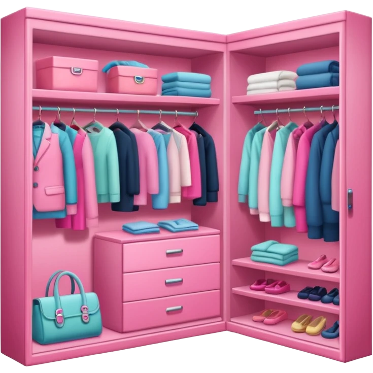 pink closet emoji