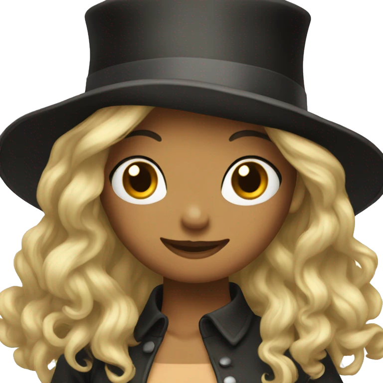 Sharlie with tophat emoji