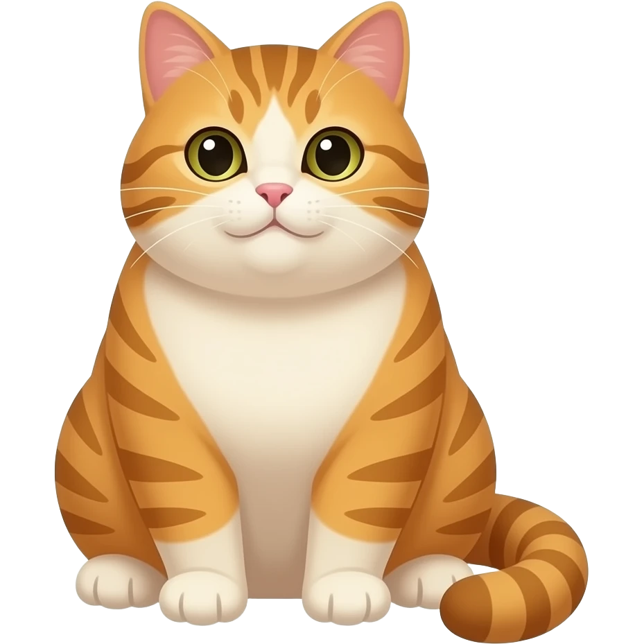 Fat cat emoji