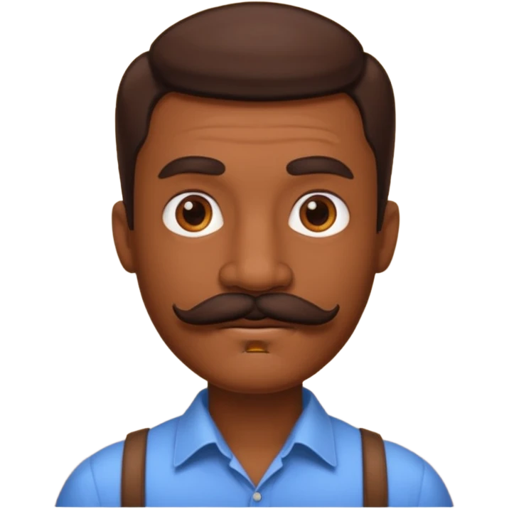 dad material man with mustache emoji