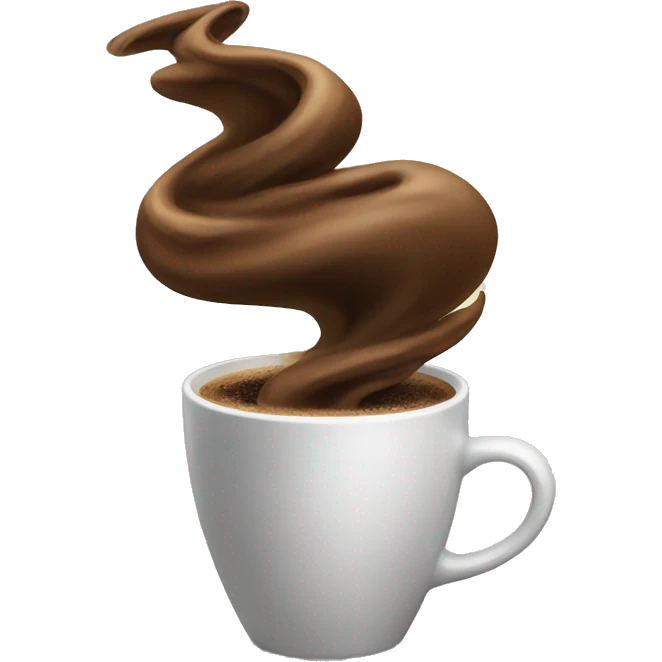 Coffee tornado emoji