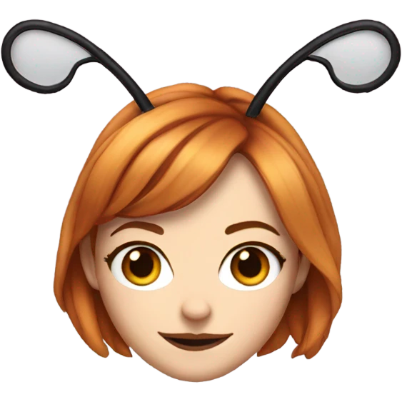 emma stone with antennae  emoji