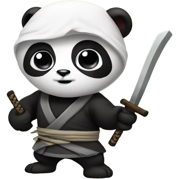 Ninja panda emoji