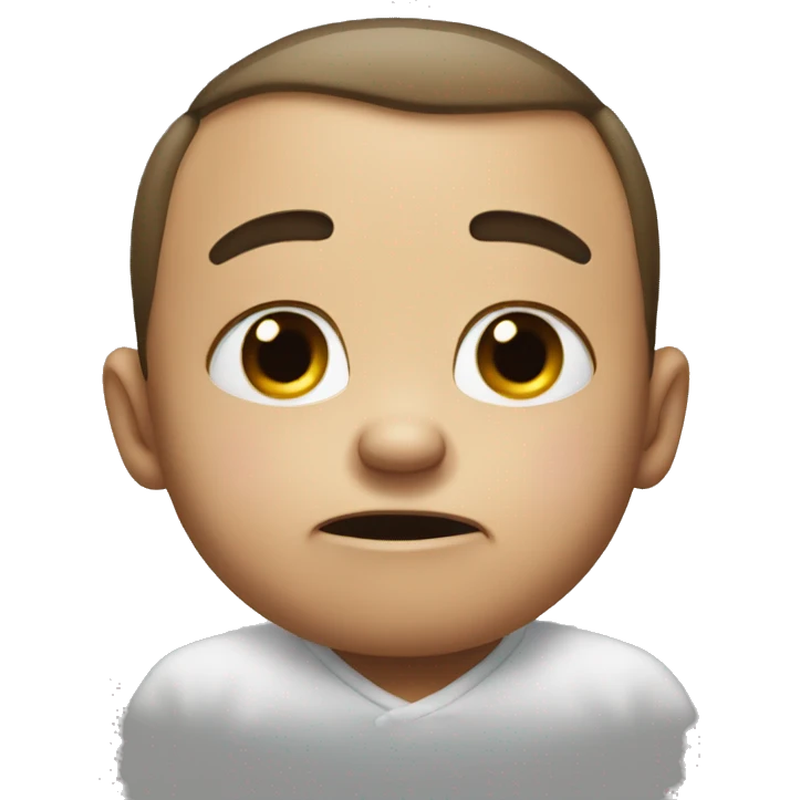 mr baby crying emoji