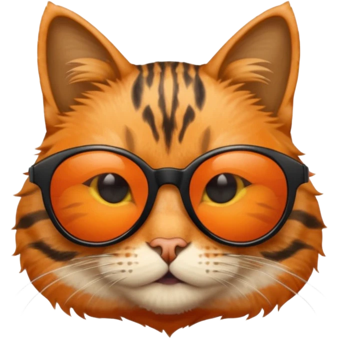 Cat wearing sunglasses emoji