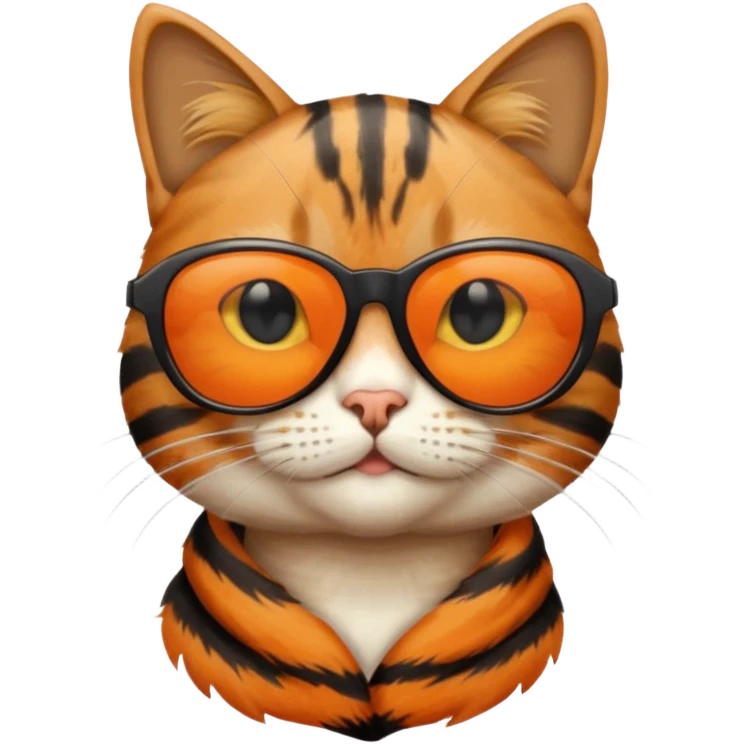 Cat wearing sunglasses emoji